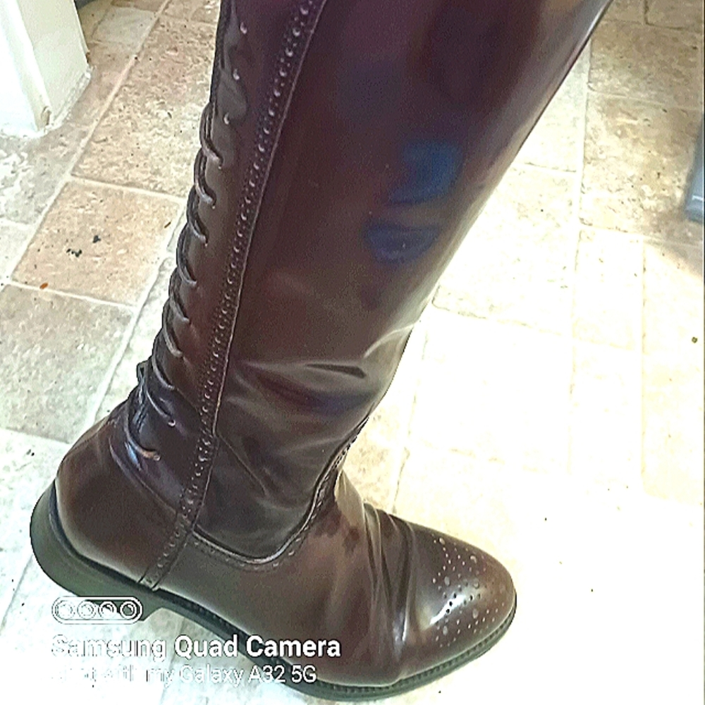 AGL Laceback designer riding boot